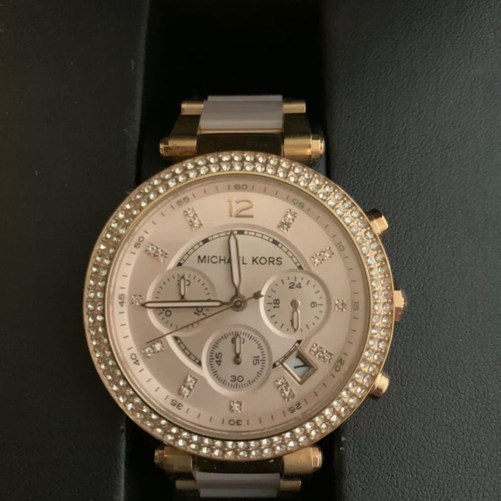 Michael Kors Parker Rose Gold  Blush Watch